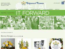 Tablet Screenshot of edgewoodfloristoforlando.com